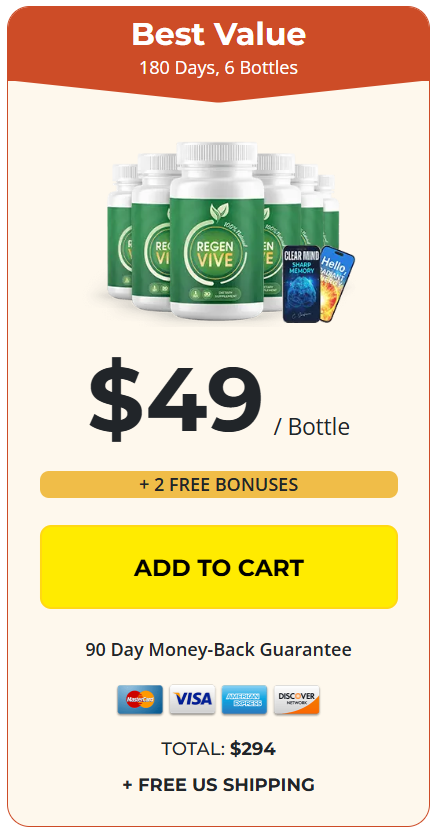 Buy RegenVive 6 Bottle